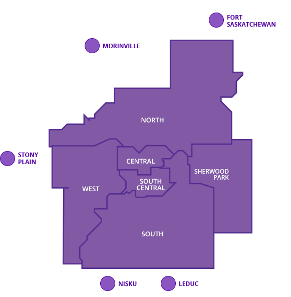 P-CANN Service Area Map
